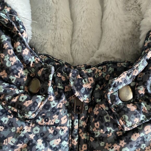 H&M Floral Hooded Vest Girls' 7-8Y - Picture 5 of 12